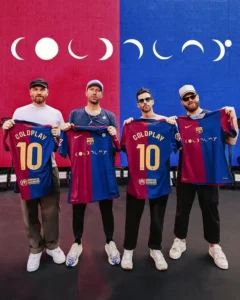 Barcelona Rilis Jersey Kolaborasi dengan Coldplay