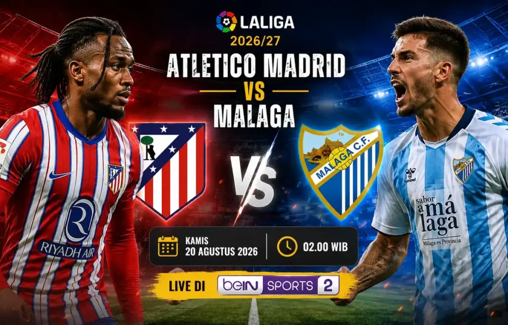 Prediksi Atletico Madrid vs Malaga 20 Agustus 2026