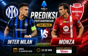 Prediksi Inter vs Monza 22 Agustus 2026