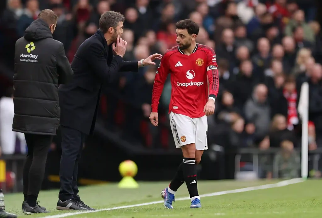 Michael Carrick dan Bruno Fernandes Bicara untuk Selesaikan Masalah
